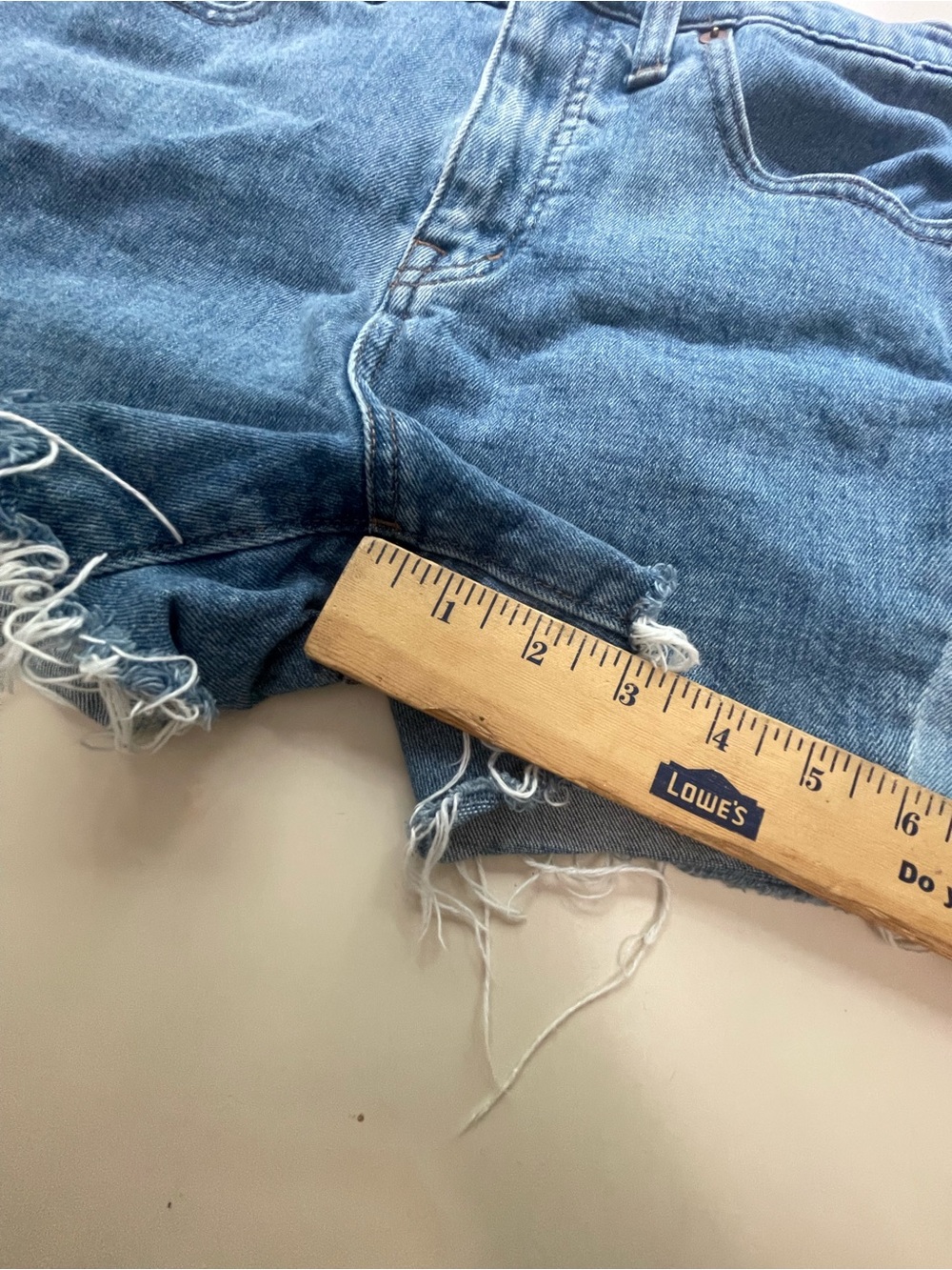 Madewell High-Rise Denim Shorts: Pieced Edition Size 25 - Picture 9 of 11